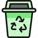 recycling, trash, bin