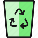 recycling, trash, bin