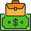 briefcase, economy, money, portfolio, suitcase