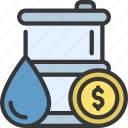 oil, price, money, cash, coin, barrell