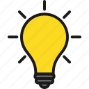 awareness, bulb, idea, light