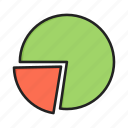 chart, graph, pie, statistics