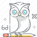 education, owl, pen, school, student, system