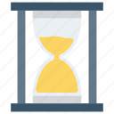 clock, glass, hour, hourglass, sand, sandglass, timer icon