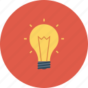 energy, idea, light, lightbulb icon