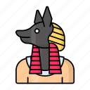 egypt, egyptian, god, mythology, anubis, horus