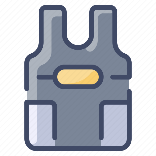 Armor, bulletproof, military, police, vest icon - Download on Iconfinder