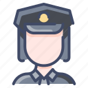 avatar, officer, police, profession, woman