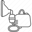 inhaler, oxygen, mask, respiratory, treatment