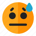 emoji, emoticon, sad, tired