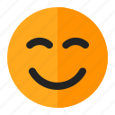 emoji, emoticon, happy, smile