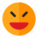 emoji, emoticon, happy, laugh, smile