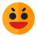 emoji, emoticon, happy, laugh, smile