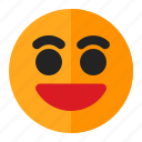 emoji, emoticon, happy, laugh, smile