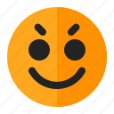 emoji, emoticon, happy, smile