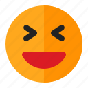 emoji, emoticon, happy, laugh, smile