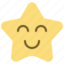 emoji, expression, smile, happy, star, emoticon, face