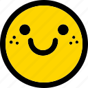 happy, emoji, emoticon, expression, face, smiley