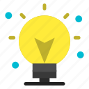 bulb, idea, light