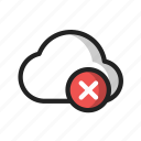 cloud, disable, disconnect, error