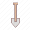 dig, fantasy, medieval, shovel, tool, work