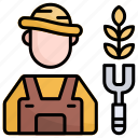 farmer, gardener, profession, job, people, occupation, avatar