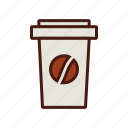 coffee, cup, fast, food, takeout, to go