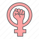 fist, hand, women, resist, protest, gender, feminism