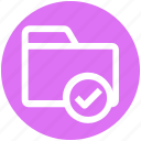 .svg, archive, check, check folder, file, folder, good