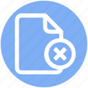 .svg, cross, cross file, document, file, reject