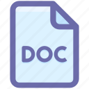 adobe, doc, document, file, page, paper