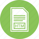 document, extension, file, format, htm