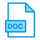 doc, document, extension, file, format