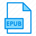 document, epub, extension, file, format