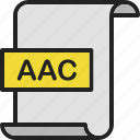 aac, audio, document, extension, file, format, page