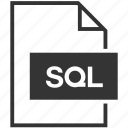 file format, sql, database, document, extension