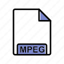 extension, fie type, mpeg