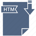 document, extension, file, htm