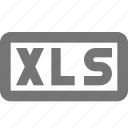 xls, extension, format, document