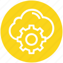 business, cloud, cogwheel, finance, gear, setting, setup