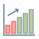 analytics, chart, growth, increase