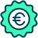 finance, currency, money, euro, label, price