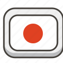 flag, japan