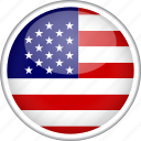 circle, country, flag, national, usa