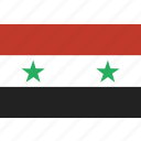 country, flag, national, syria, syrian