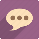 dialogue, bubble, chat, comment, message