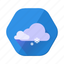 cloudy, snowfall, forecast, weather, winter