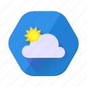 cloud, sunny, clouds, day, forecast, sun, weather