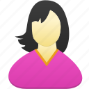 female, girl, woman, avatar, user, person, profile