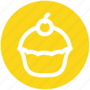 .svg, birthday, cake, dessert, food, muffin, sweet